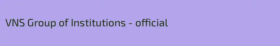 VNS Group of Institutions - official